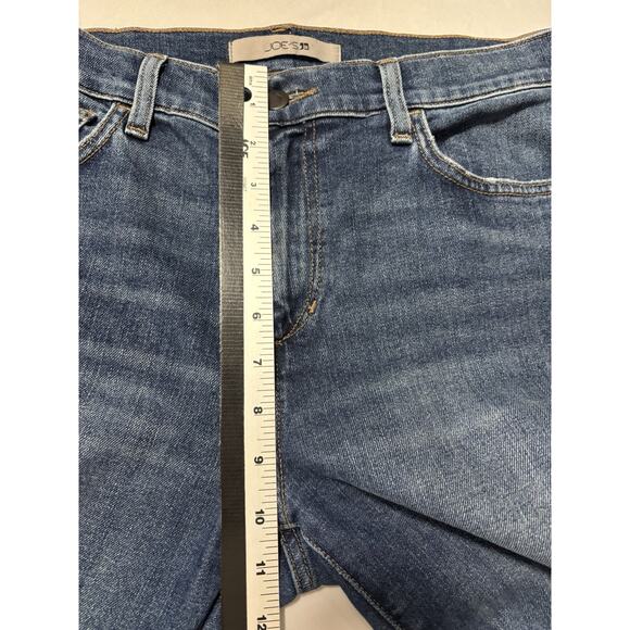 Joe's Jeans Women's 31 Mid Rise Ziggy Frayed Hem Straight Ankle Streetwear Urban - Picture 7 of 8